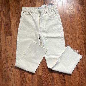 NWT Zara cream color jeans